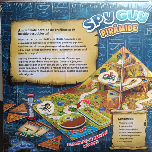 Spy Guy Piramide KM0 - Juego de mesa - Atomo - 2-4 jugadores - 6+ años - 20 min