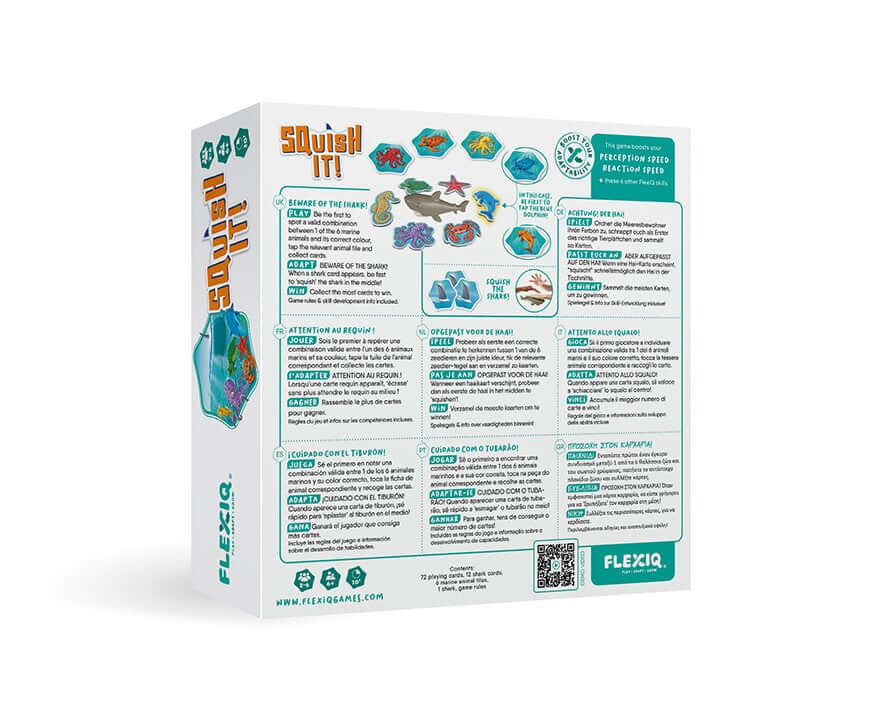 Squish It! - Juego de cartas - Flexiq - 6+ años - 2 a 6 jugadores