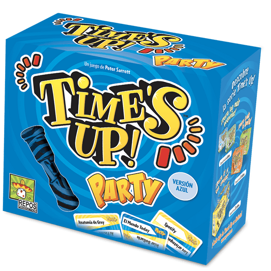 Time's Up! Party 2 Versión azul Juego de mesa para 9 años o más