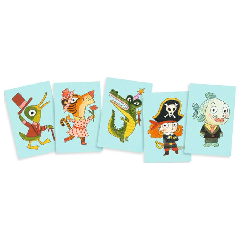 Toktooyou - Juego de cartas de imitación - Djeco - 3 a 8 jugadores +6 anos