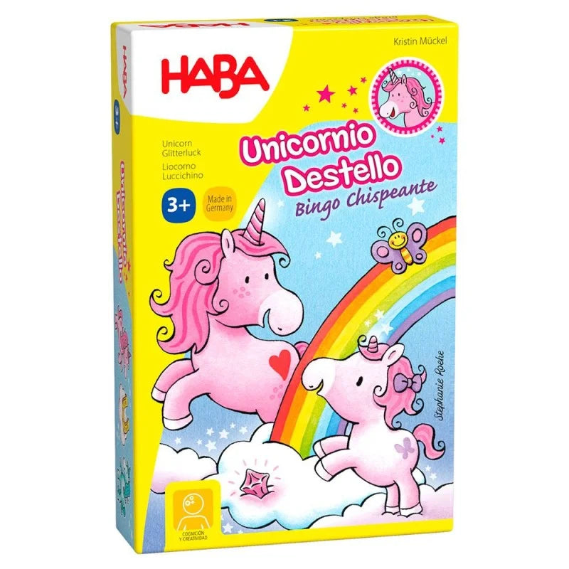 Unicornio Destello Bingo Chispeante - Juego de mesa - Haba - Desde 3 años