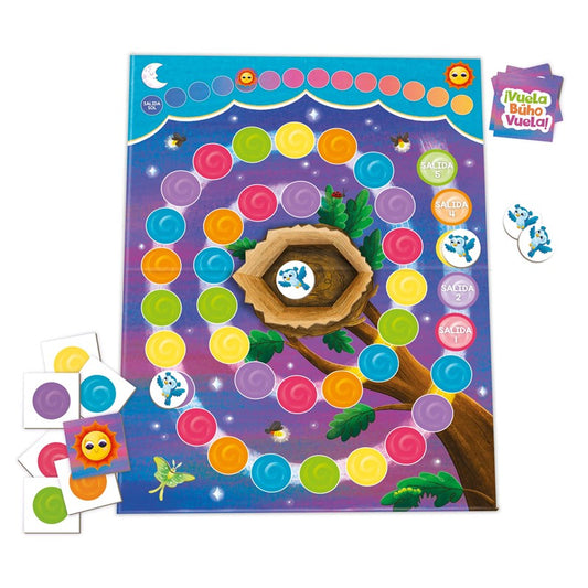 ¡ Vuela buho vuela ! - Juego de mesa - Ludilo - 2-4 jugadores - 4+ años - 15 min