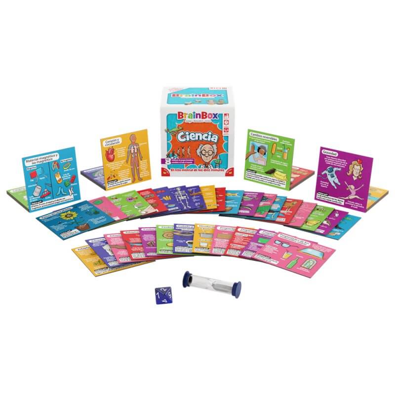 BrainBox Ciencia - Juego de mesa - Asmodee - Desde 8 años Board Games