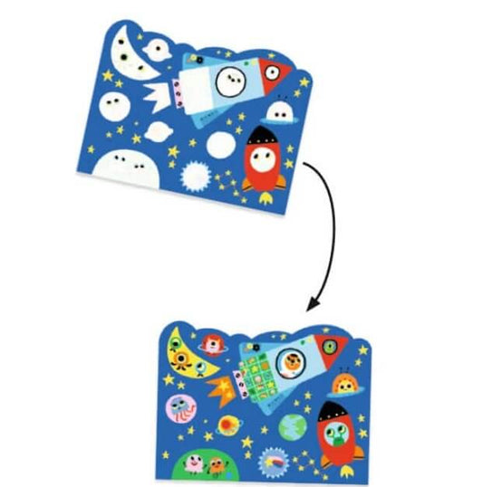 Dibujos mágicos para colorear Escondidos en el cielo Arts & Craft desde 18 meses