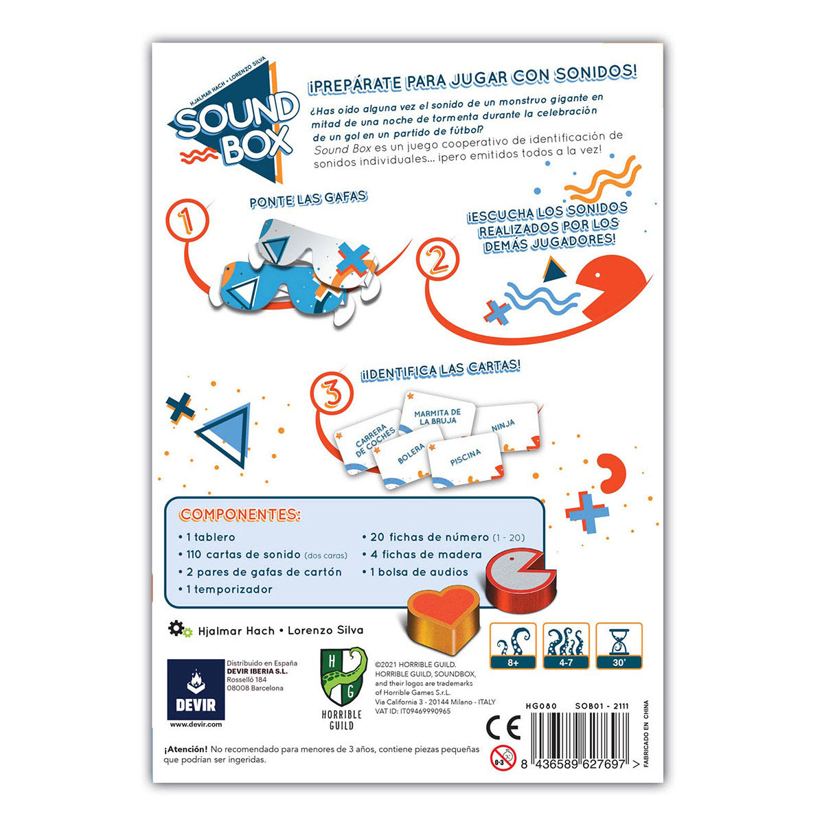 Sound Box - Juego de mesa - Devir - Desde 8 años Board Games