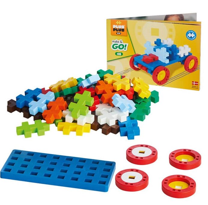 Big Make & Go 46 pcs Plus Plus - Juego de construcción primera edad - Mi Juego Bonito