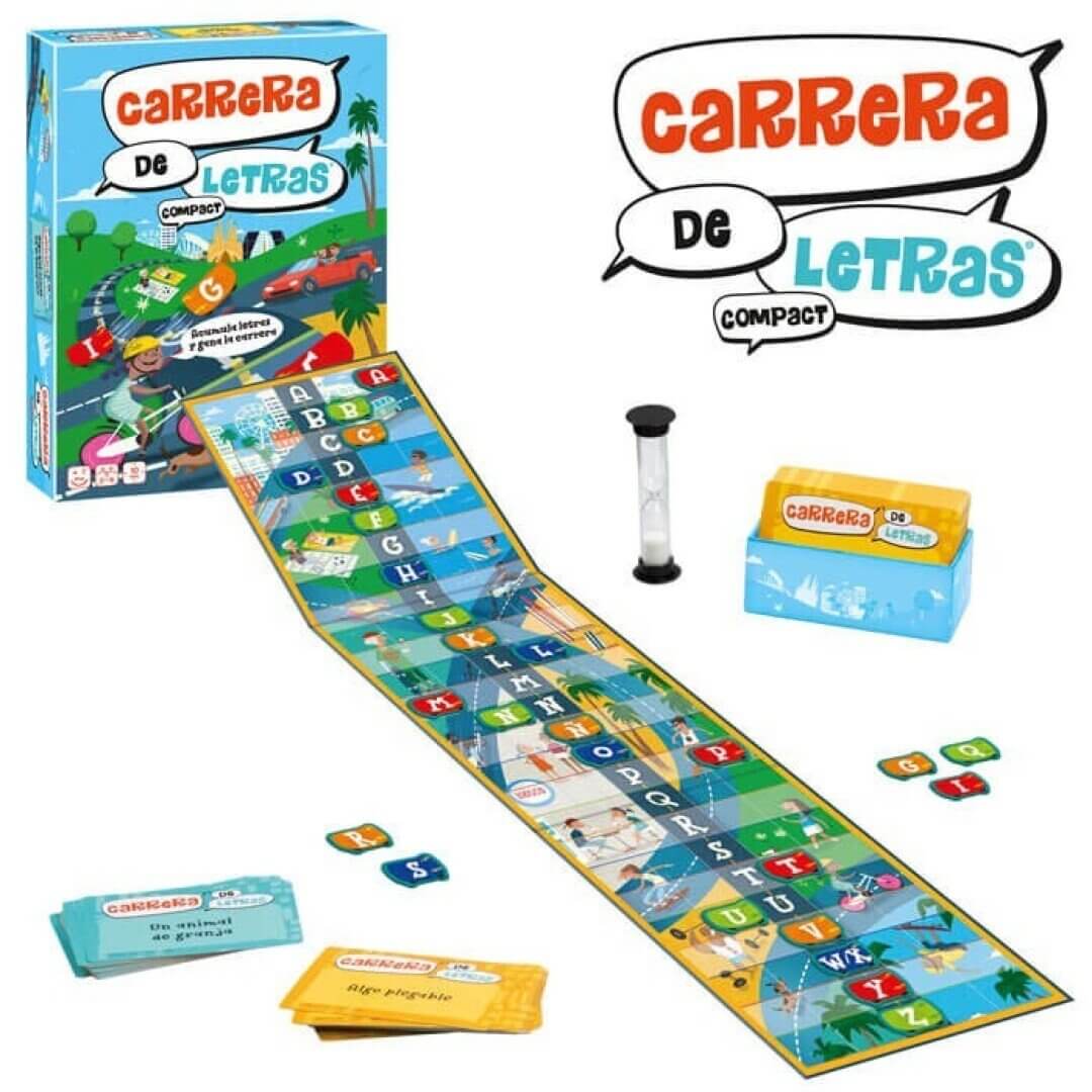 Carrera de Letras – Ludilo - Juego de palabras - +7 años · 2-8 jugadores · 15 min