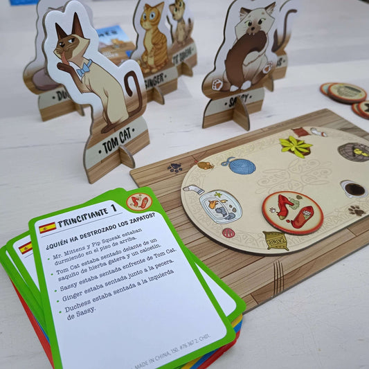 Cat Crimes - Juego de mesa - Thinkfun - Desde 8 años