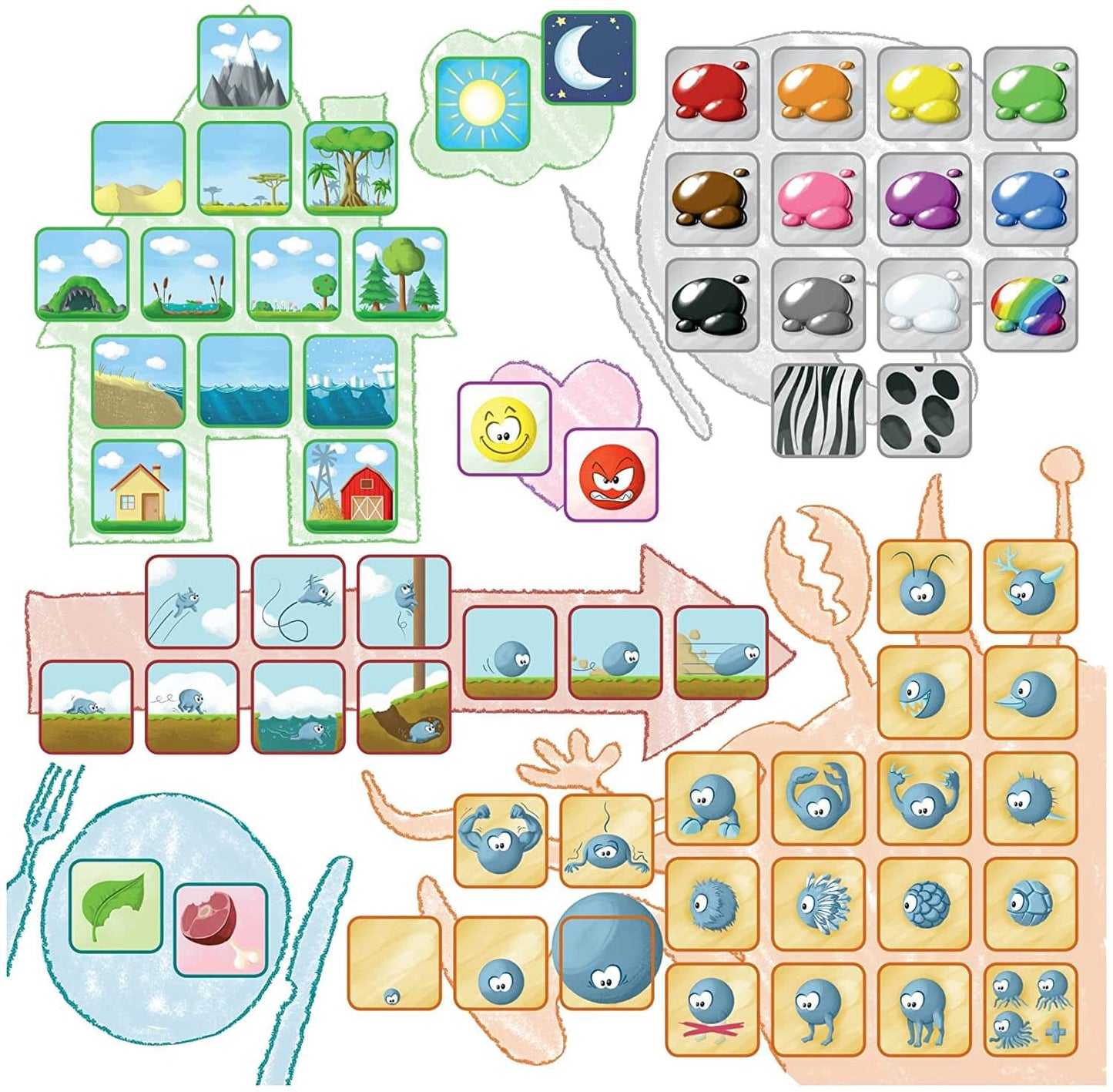 Concept Kids Animals - Juego de mesa - Asmodee - Desde 4 años Board Games