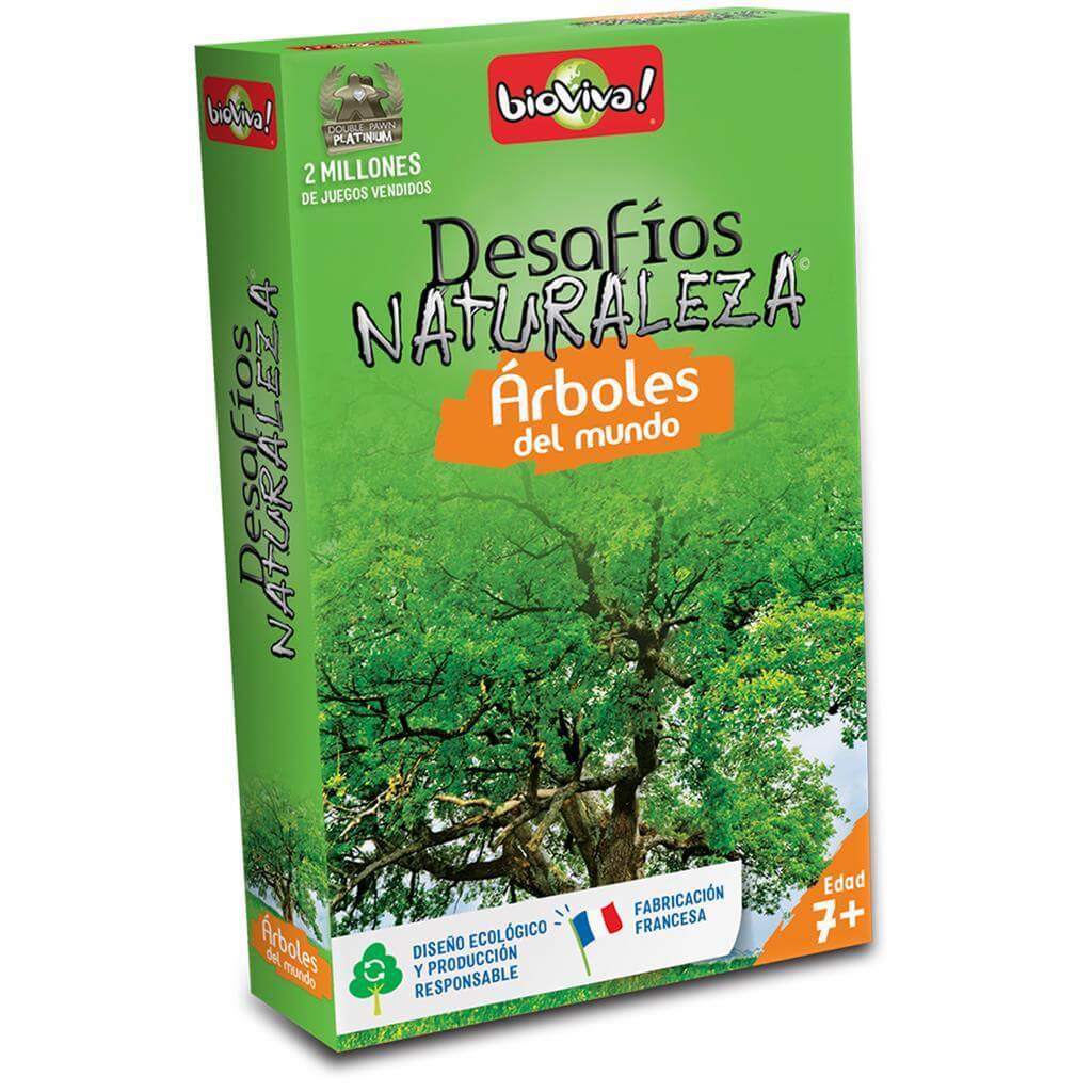Desafíos de la naturaleza : Árboles del mundo - Juego Bioviva Juego de mesa desde los 7 años - Mi Juego Bonito
