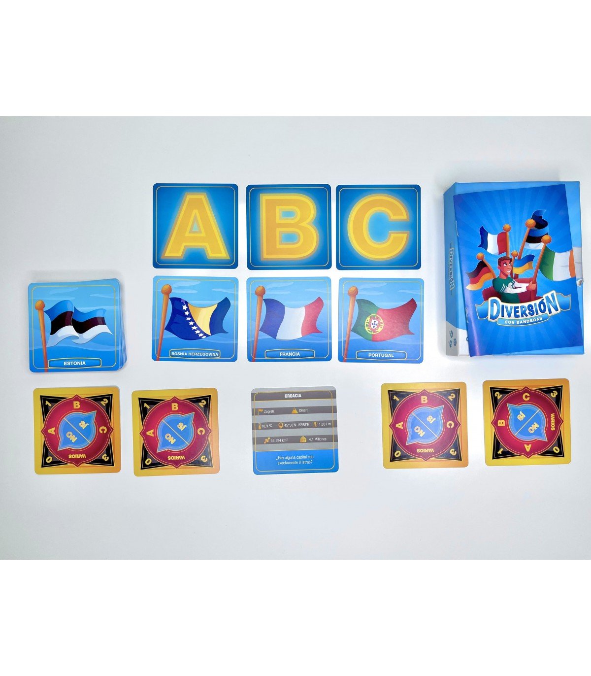 Diversión con Banderas - Juego de mesa desde los 8 años - Mi Juego Bonito