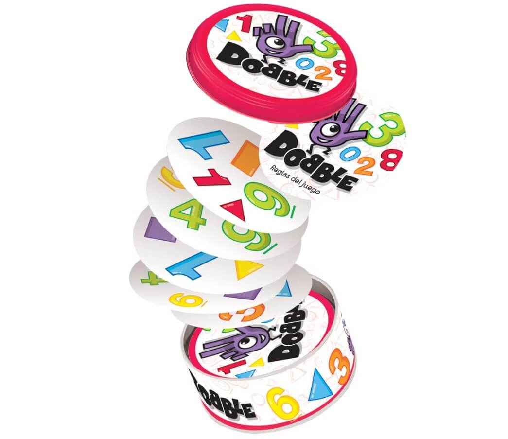 Dobble Formas y Números - Juego de mesa - Asmodee - Desde 3 años