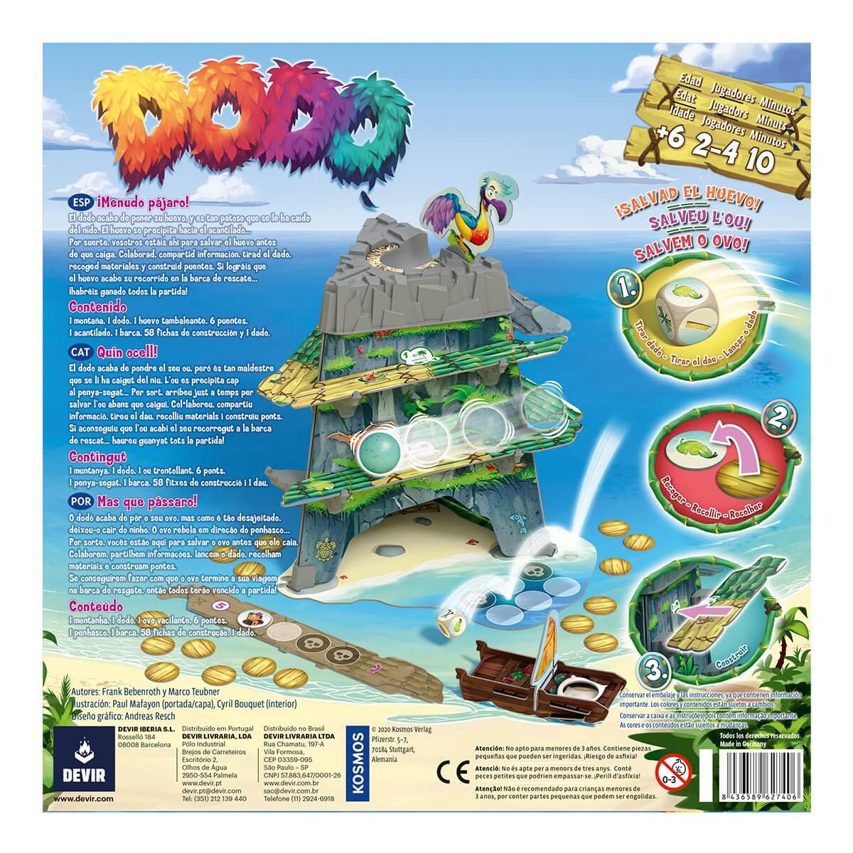 Dodo - Juego de mesa - Devir - Desde 6 años