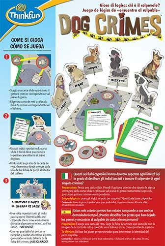 Dog Crimes - Juego de mesa - Thinkfun - Desde 8 años