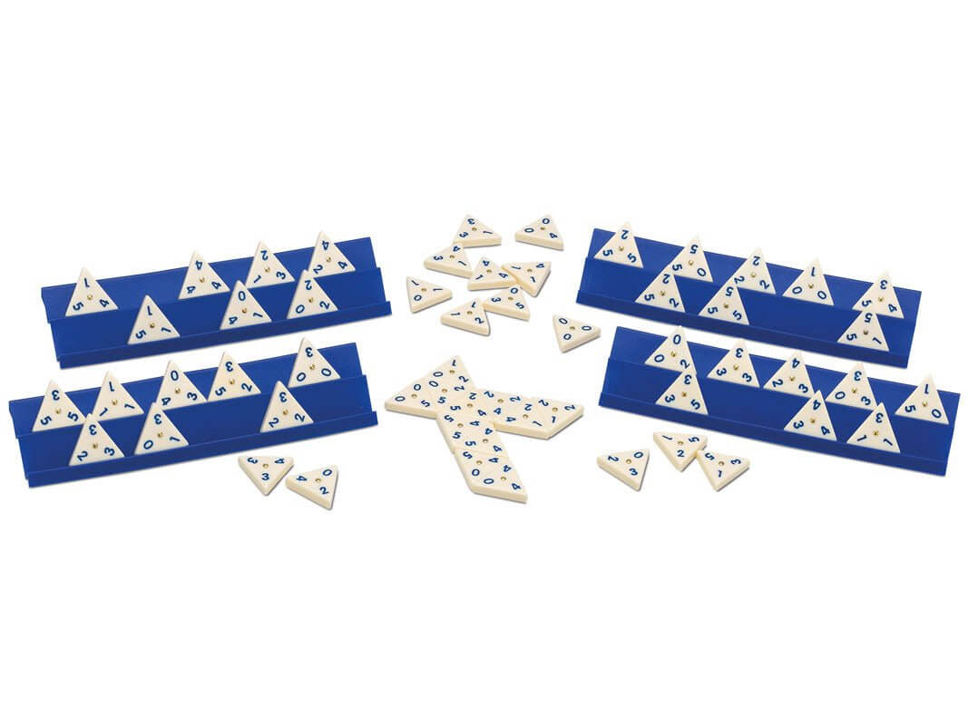 Domino Triangular Caja Metálica - Juego de mesa - Cayro - Desde 8 años