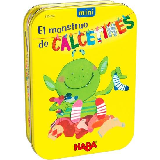 El monstruo de los calcetines, versión mini - Juego de mesa - Haba - Desde 4 años Board Games