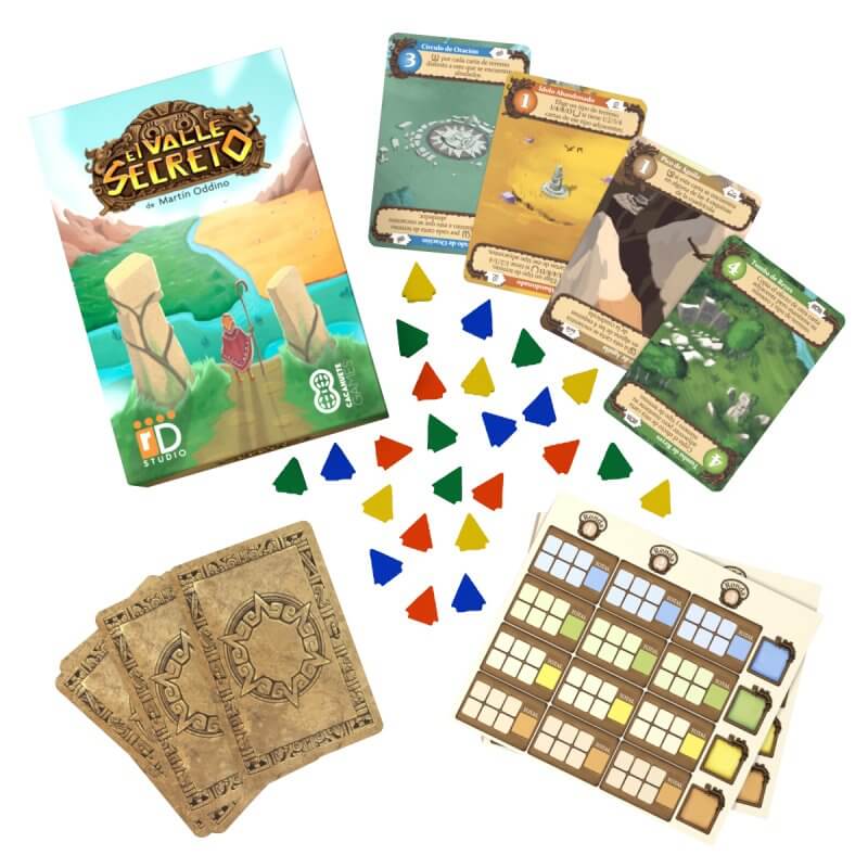 El Valle Secreto - Juego de mesa - Cacahuete Games - Desde 8 años