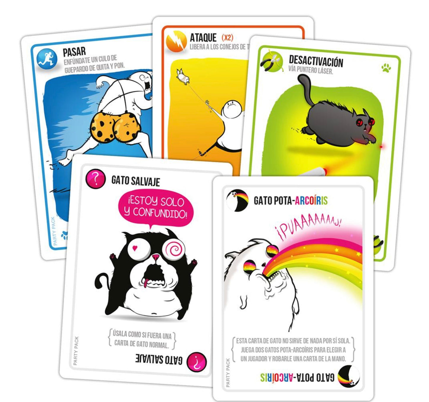 Exploding Kittens Party Pack - Juego de mesa - Asmodee - Desde 7 años Board Games