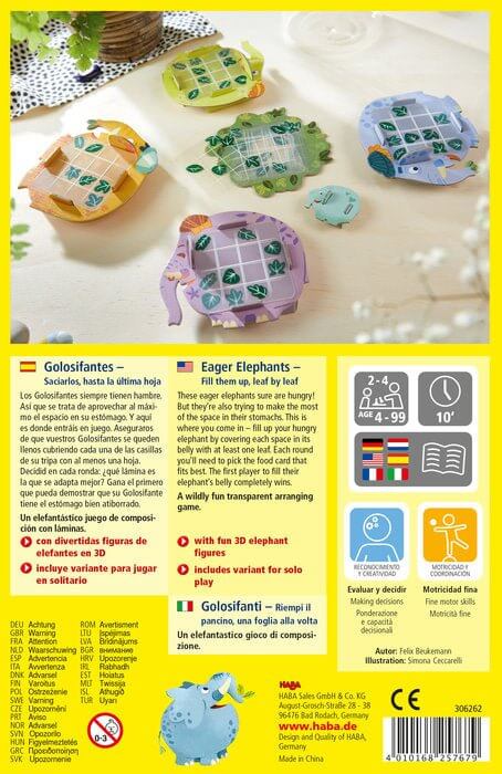 Golosifantes - Juego de mesa - Haba - Desde 4 años