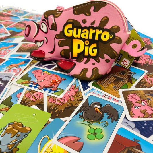 Guarro Pig – Juego de cartas rápido con cerdos, barro y mucho pique familiar · 6+ años · 2-4 jugadores · 10-15 min · Mercurio