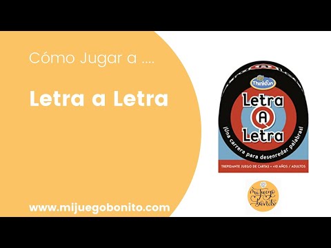 Letra a Letra - Juego de mesa - Thinkfun - Desde 8 años