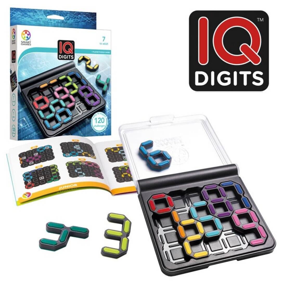 IQ Digits - Razonamiento Espacial y Cálculo - 7+ años