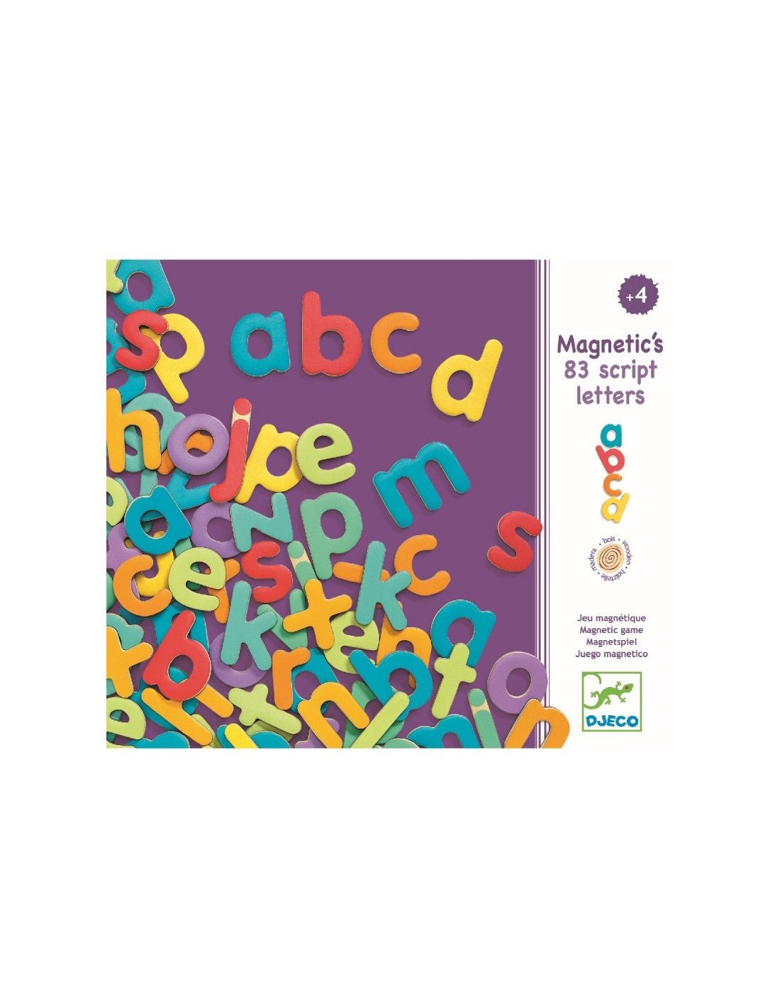 Letras magneticas minusculas 83 - Juego Educativo desde los 4 años - Mi Juego Bonito