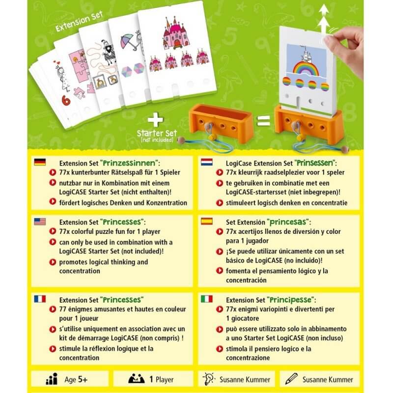 Logicase set de expansión 5+ Princesas Juego de mesa desde los 5 años - Mi Juego Bonito