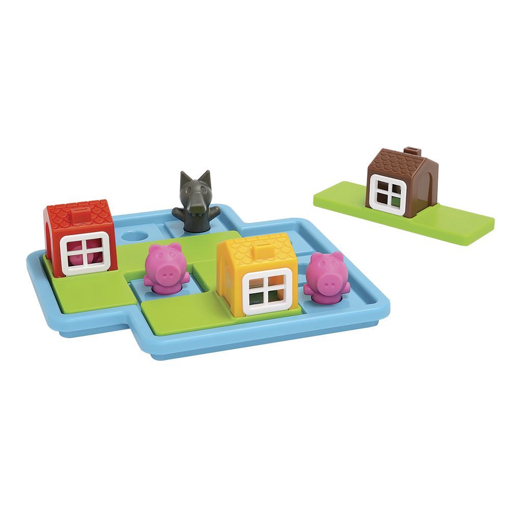 Los tres cerditos Deluxe - Juego de mesa - SMART GAMES - Desde 3 años