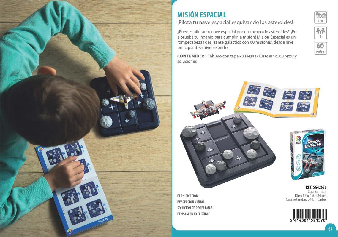 Misión Espacial - Juego de mesa - SMART GAMES - Desde 8 años Board Games