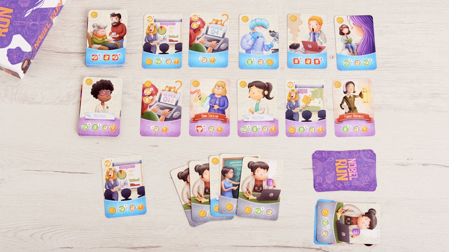 Nobel Run - Juego de mesa - Tranjis - Desde 8 años Board Games