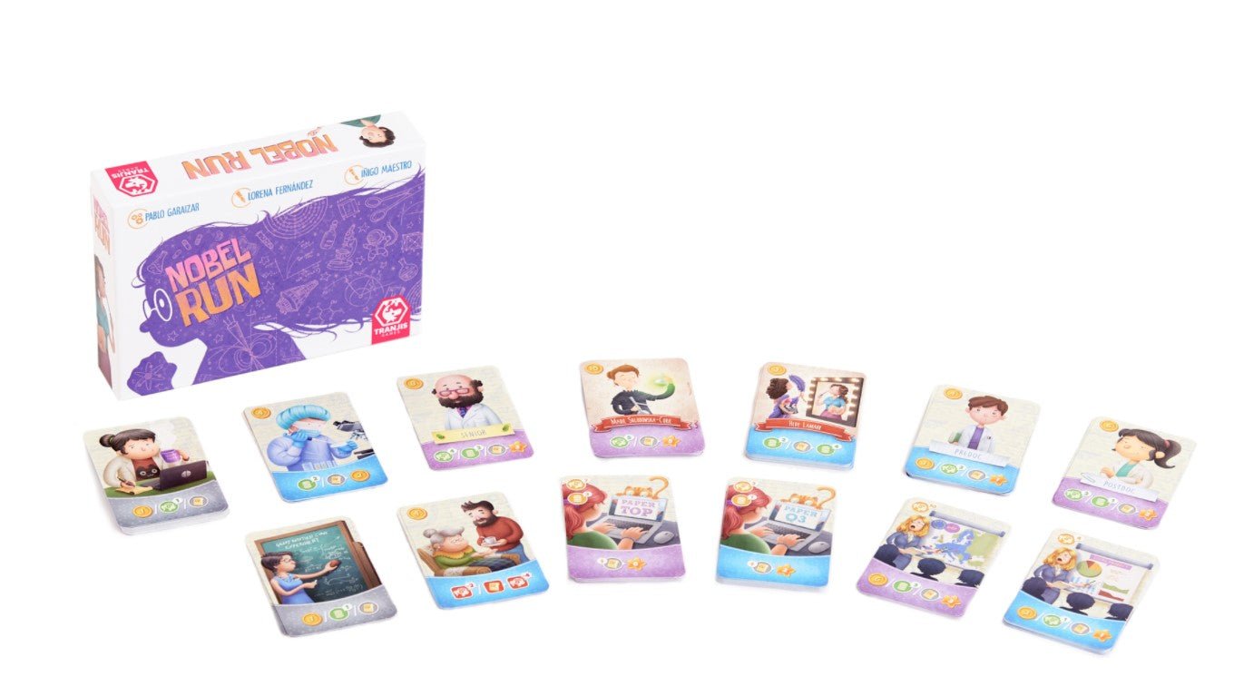 Nobel Run - Juego de mesa - Tranjis - Desde 8 años Board Games