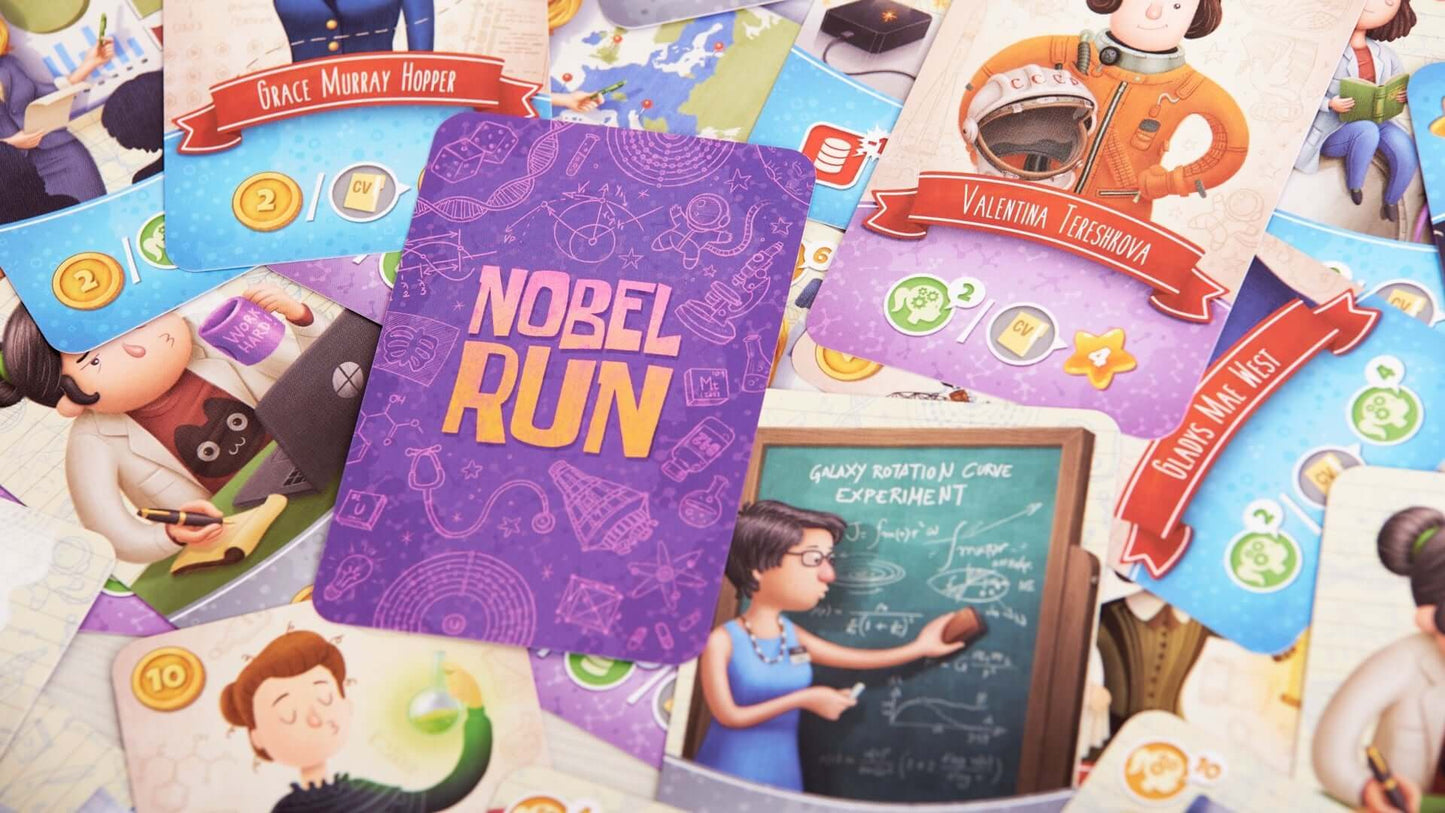 Nobel Run - Juego de mesa - Tranjis - Desde 8 años