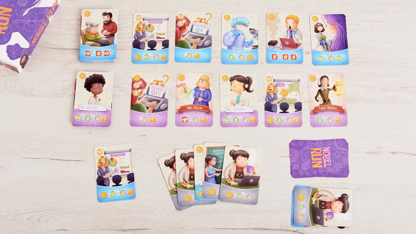 Nobel Run - Juego de mesa - Tranjis - Desde 8 años