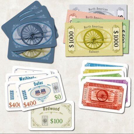 North American Railways - Juego de mesa - MALDITO GAMES - Desde 8 años