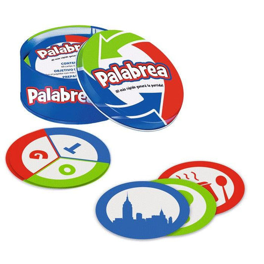 Palabrea - Juego de cartas de vocabulario y rapidez mental - Ludilo - Desde 6 años - De 2 a 5 jugadores
