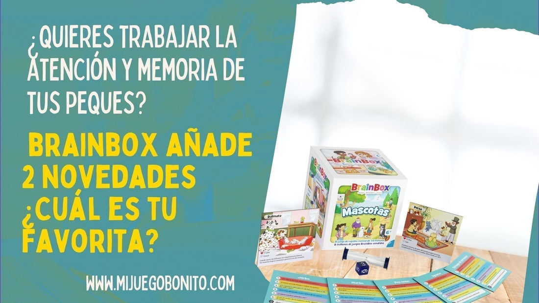 Juegos BrainBox: memoria, concentración y diversión en familia memoria