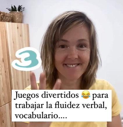 3 juegos de mesa para trabajar la fluidez verbal y el vocabulario ¿Buscando juegos para practicar la fluided verbal y el vocabulario? Si eres amante de los juegos de palabras tienes que conocer estos 3 juegos.Ahh!! Por cierto son perfectos para las clases