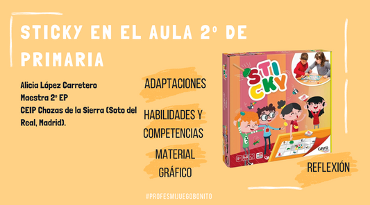 Juego de mesa Sticky en 2º de primaria #profesmijuegobonito