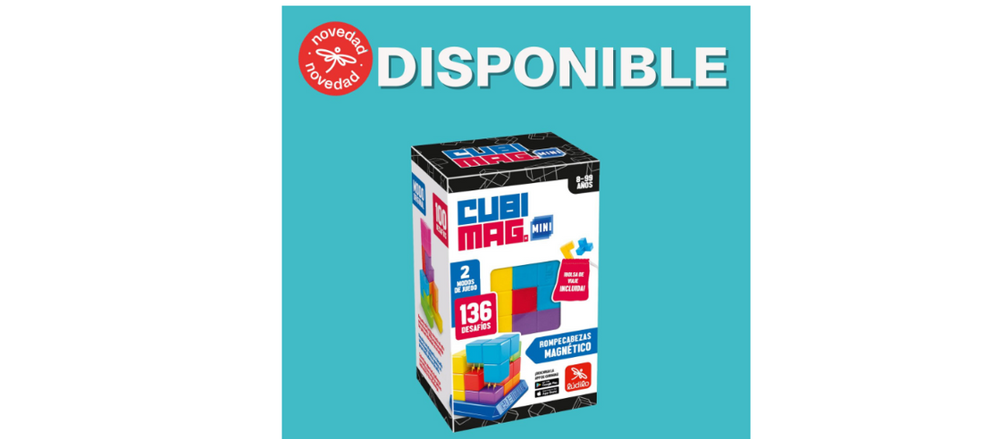 Cubimag Mini ¿qué tal tu visión espacial y en 3d? Llévatelo contigo donde quieras lógica,LUDILO