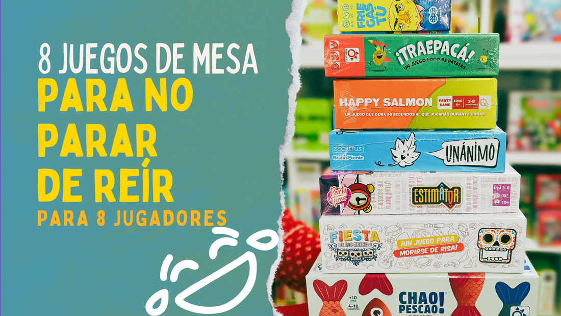 8 Juegos de Mesa para No Parar de Reír con 8 Jugadores