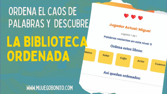 Ordena el caos de palabras y descubre La Biblioteca Ordenada