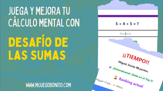 Juega y mejora tu cálculo mental con Desafío de las Sumas