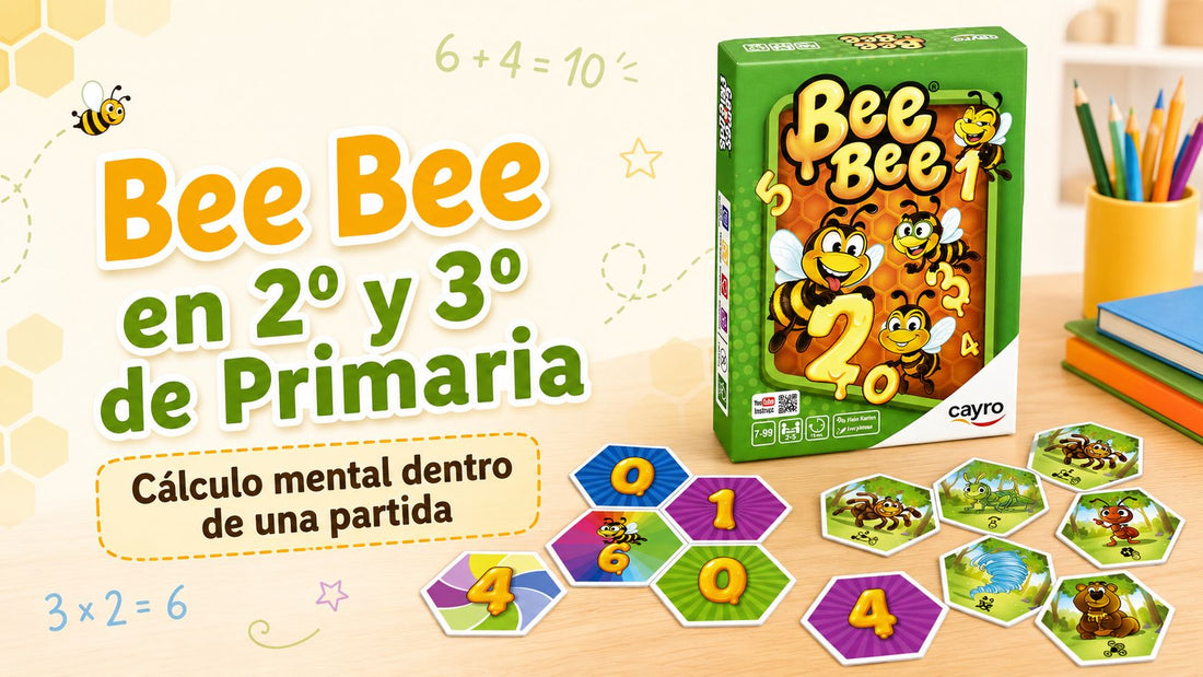 Bee Bee en 2º y 3º de Primaria, cálculo mental dentro de una partida