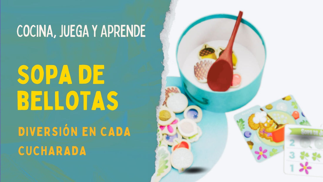 🥄 Sopa de Bellotas: el primer juego de mesa para tu peque donde cocinar es pura diversión