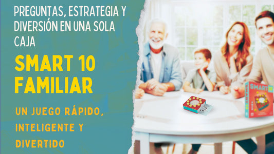 🤔 ¿Responder o pasar? Descubre Smart 10 Familiar, el juego de preguntas más emocionante juegos de mesa familiares