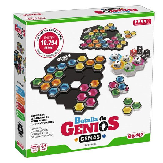 Cómo jugar a Batalla de Genios Gemas lógica