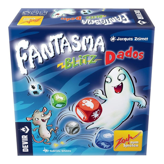 Cómo jugar a Fantasma Blitz Dados, un juego de mesa de Devir Tanto si has jugado como si no a Fantasma Blitz original 👻, podemos afirmar que este te hará estrujar tus neuronas 🧠un poquito más 🤣🤣 Nuestros alumn@s fliparon y no paraban de pedir jugarlo