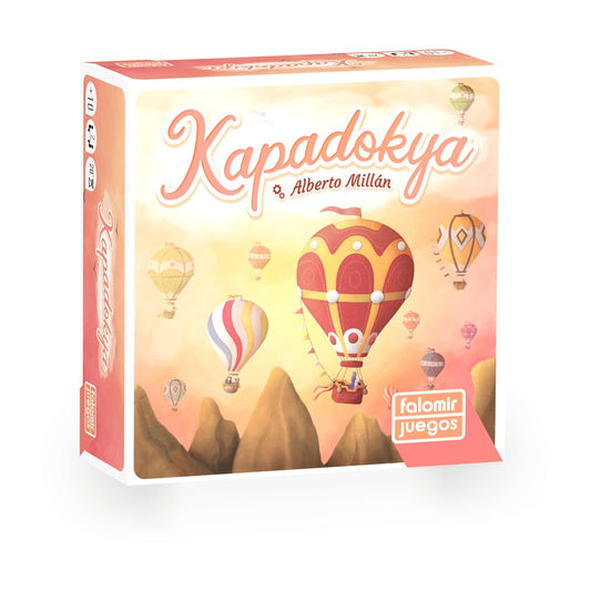 Cómo jugar a Kapadokya, un juego de Falomir, en menos de 2 minutos ¿Buscas un juego competitivo para dos personas? Descubre como jugar en menos de 3 minutos cómo jugar a Kapadokya. Elige bien tu estrategia para decidir cuando aterrizar los globos al suelo