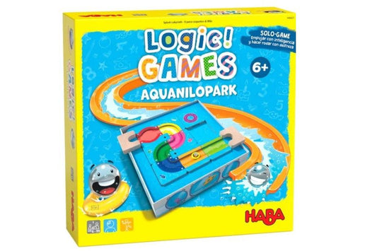 Cómo jugar a Logic! Games AQUANILOPARK un juego de lógica desde los 6 años ¡Qué ganas teníamos de probarlo y poder tenerlo disponible para ti! Por fin ha llegado el día en el que los nuevos juegos de lógica de Haba se han lanzado a la venta. Estábamos des